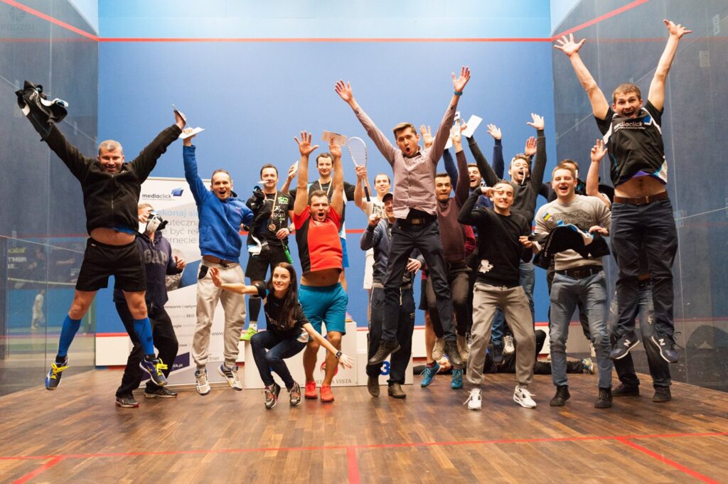Turniej squasha Wrocław - Media Click
